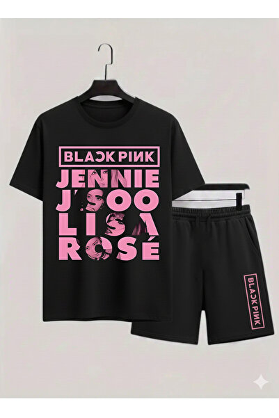 MAGORS Blackpink K-Pop Band Printed Cotton Short Sleeved Children's Tshirt-Sh...