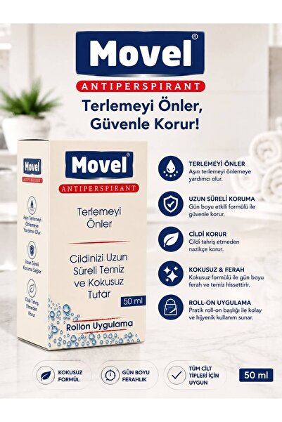 Genel Markalar Antiperspirant Roll-On 50 ml Terlemeyi Önleyici Deodorant | Uz...