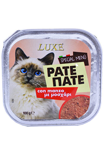 OEM LUXE ΓΑΤΟΤΡΟΦΗ PATE 100gr - (ΜΟΣΧΑΡΙ)