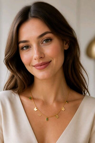 Monalisa Home Luxury Figured Adjustable Necklace