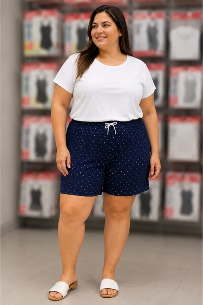 birsen içgiyim Plus Size Thin Shorts