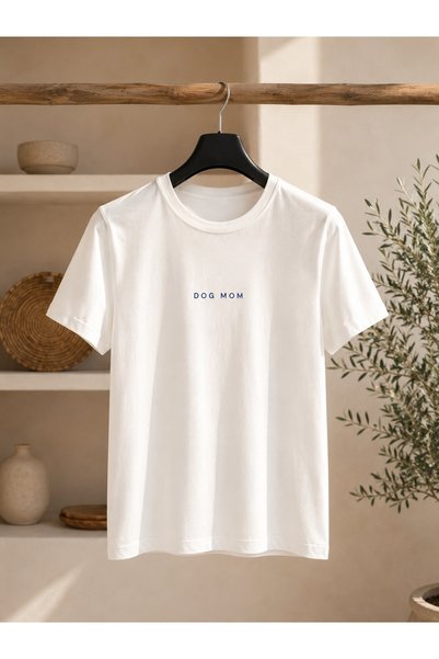 salya store تي شيرت نسائي من Dog Mom، بقصة فضفاضة