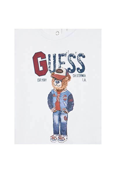 Guess Tricou băieți N5YI22K8HM4 Alb