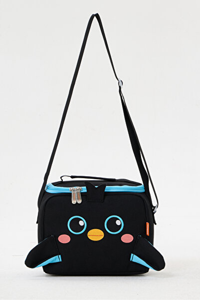 Roxbros Thermal Lunch Box with Penguin Figure Black - Thermal Insulated for G...