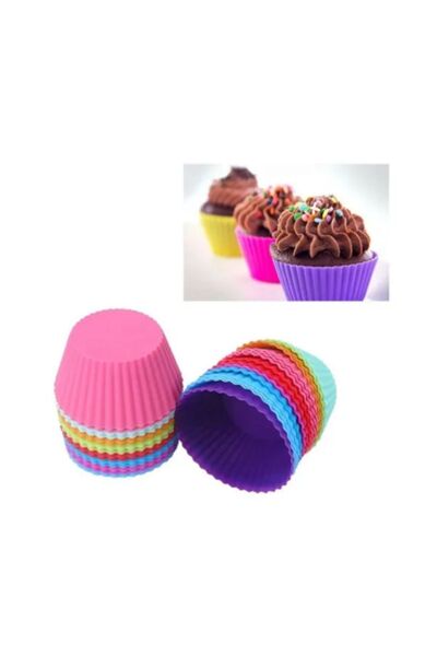 Empressco 100 Pieces Muffin Cake Mold Mini Natural Paper Cupcake Browni Cake Tartolet Mold