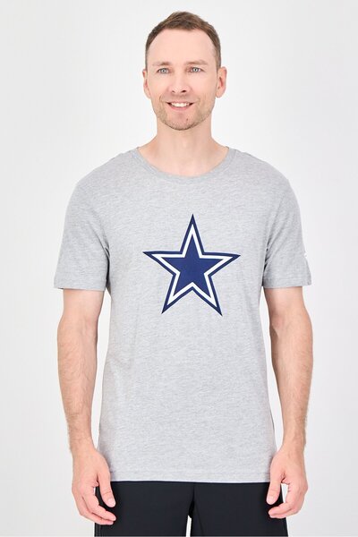 NFL Men Sportswear Fit Short Sleeve Dallas Cowboys Logo Outdoor T-Shirt, Ligh...