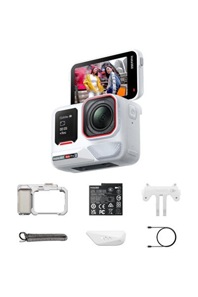 Insta360 Ace Pro 2 Xplorer Bundle 8K30 50MP, 2.5" Flip Screen, 157° Wide, Wi‑Fi