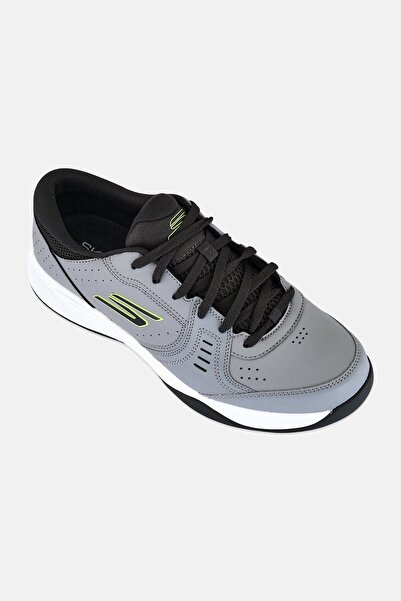 SKECHERS Men Viper Court Smash Lace Up Outdoor Sneakers, Grey