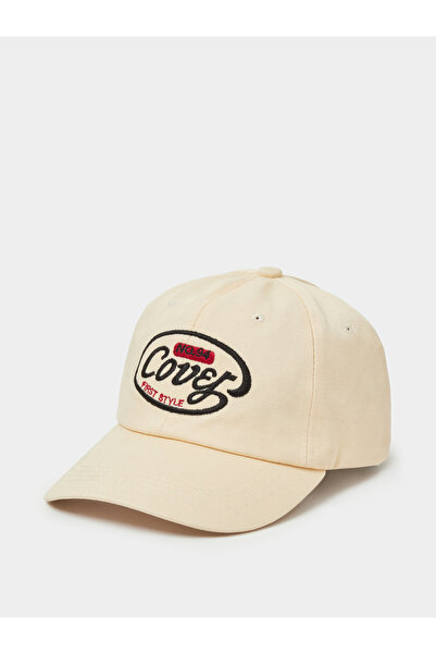 Styli Beige Embroidered Baseball Cap