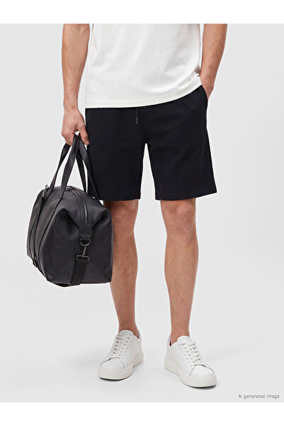 LC Waikiki Peak New Season Navy Blue Regular Fit Men's Shorts