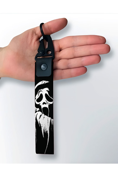 NIFF GHOSTFACE SCREAM Aksesuar, Hediyelik, Metal Kancalı, Kaliteli, Bez Kumaş...