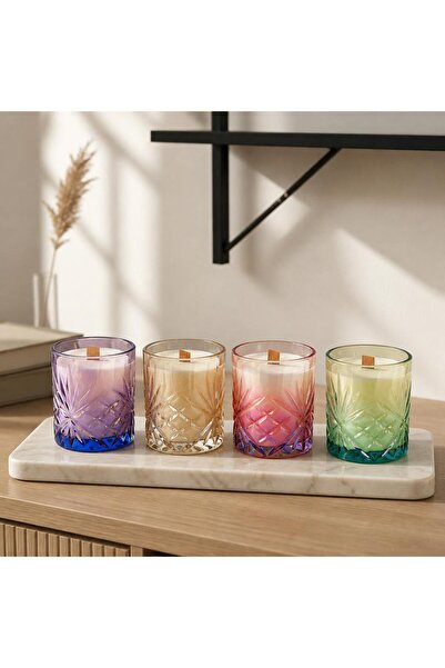 Chic - Kristal Bardak Premium Seri Kokulu Mum