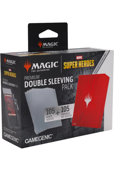 Gamegenic MTG Πρέμιουμ Πακέτο Διπλής Προστασίας Κάρτας Κόκκινο (105) Τυπικό Μ...