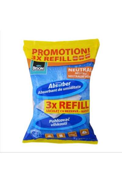 Bison Set rezervă absorbant umiditate Air Max, 3x450g, fără parfum