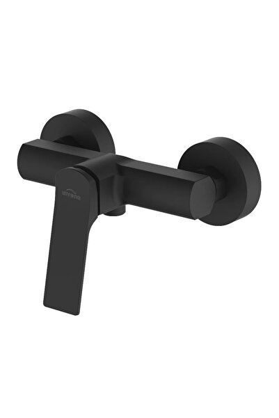 Invena Neri Negru Mat Baterie de duș monocomandă