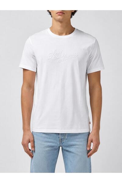 Levi's Men's White Relaxed T-Shirt A2082-0416