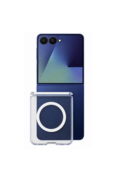 BLUEO Case for Samsung Galaxy Z Flip8, Crystal Pro Anti-Drop MagSafe Series, ...