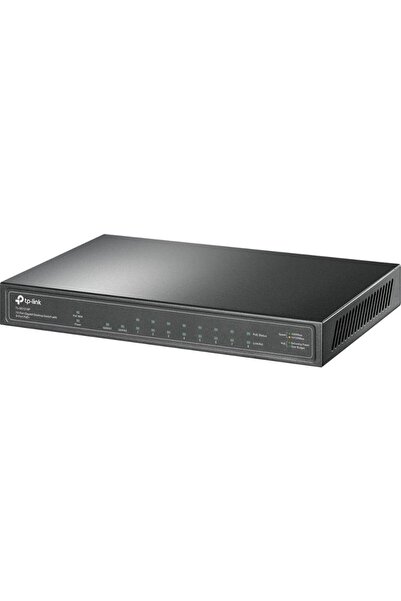 TP-LINK Switch TL-SG1210P 8 porturi PoE+ Gigabit SFP negru
