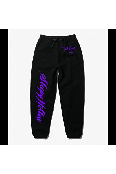 classy moda Unisex Symbol Front Printed 2 Thread Combed Cotton Baggy Trousers...