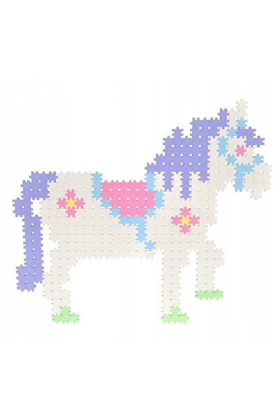 meli Blocuri de construcție Wafle Minis Pastel Cutie de călătorie 1100 Roz Pu...