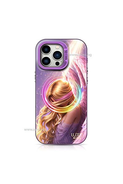 Luxo Husă de telefon pentru Apple iPhone 16, cu MagSafe, Albă