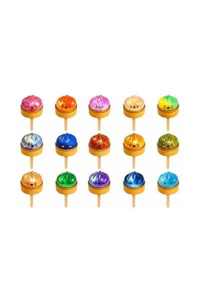 DecoParty Set de decor pentru tort – Tematică cu găluște drăguțe și moi, 15 p...