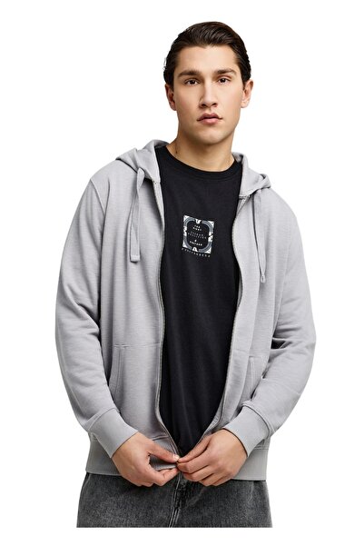 Funky Buddha Ζακέτα FBM013-002-06 – Grey - l