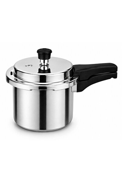Tradeo 3 Litre Aluminium Pressure Cooker with Safety Valve, Durable Body, Ind...