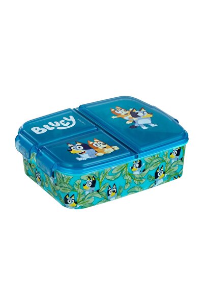 OEM Caserolă alimente copii, model Bluey, separator, albastru, 790ml – masă m...