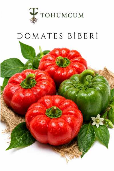 TOHUMCUM Doğal Domates Biber & Kamber Biber Tohumu (100 ad)