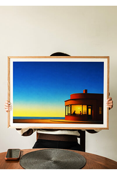 ARTHOUSECOLLECTIVE Mirni trenutak - Večera pored mora - Poster bez okvira