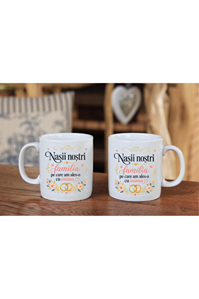 Arka9 Set căni personalizate pentru nași – Un cadou din inimă