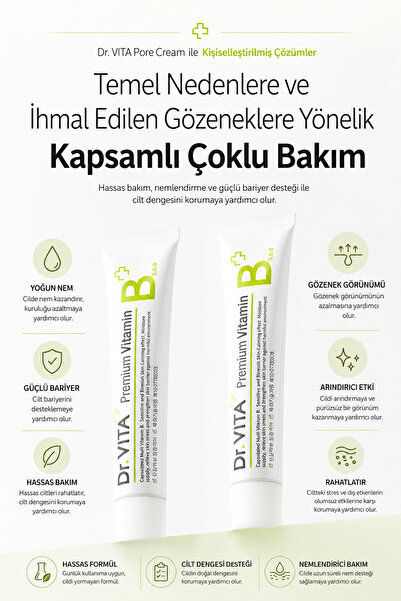 [DAYCELL] Dr.VITA⁺ Dr.VITA Vitamin B Cream - Gözenek ve Sebum Dengeleyici Krem 30 ml