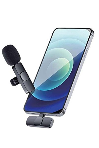 K9 Wireless Lavalier Microphone Studio Gaming for iPhone Type-C PC Computer P...