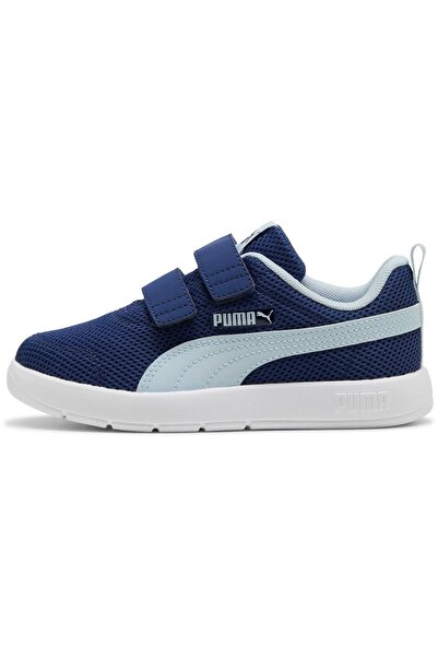 Puma Detské tenisky Courtflex V3 Mesh Ps, modré