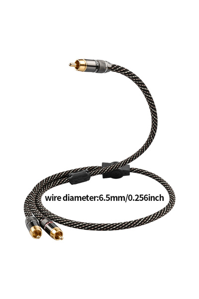 Choice 3m RCA Male to 2RCA M YYTCG HIFI RCA to 2rca Audio Cable 6N OFC Subwoo...