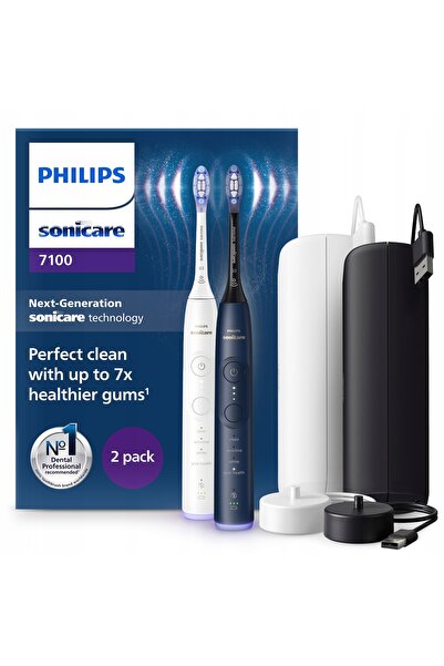 Philips Kit capete de periuță Philips Sonicare 7100 Hx7429/01 Albastru Alb + ...
