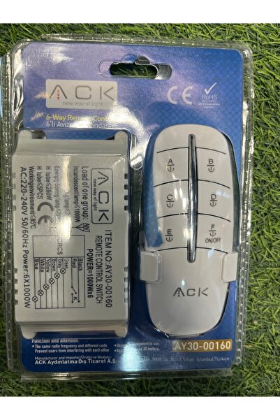 ACK 6’lı Avize Kumandası