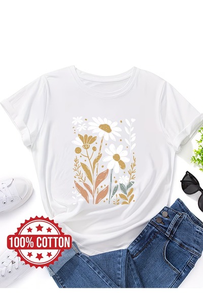 PAVRO Unisex Comfortable Fit Tshrit Mixed Printed Tshirt