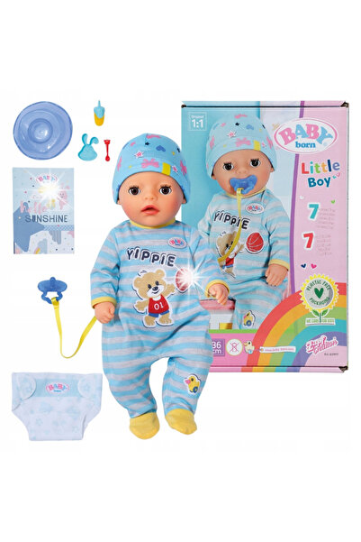 BABY born Păpușă interactivă Lukas băiat 36cm Accesorii Bobas 834602