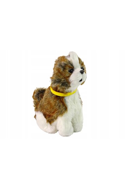 LeanToys Câine Shih Tzu interactiv care latră și dă din coadă