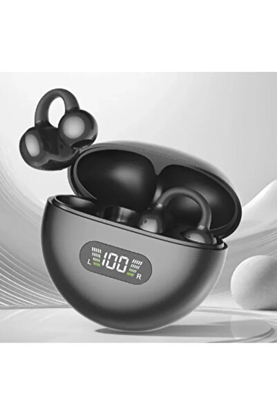 choice2 black New TWS Bone Conduction Earphones Bluetooth 5.3 Earbuds Clip on...