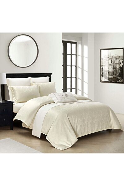OEM 100% Cotton Jacquard Duvet Cover Set with Stretchy – 4 pieces | 16350-PR