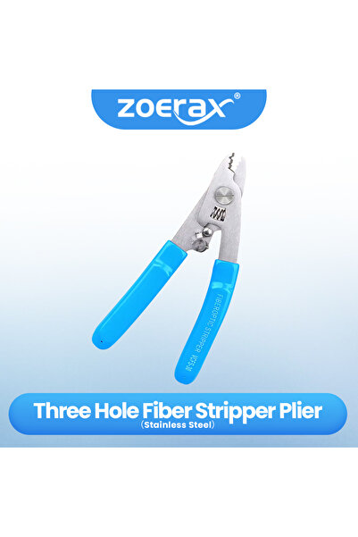 Choice ZoeRax Three Hole Stainless Steel Precision Fiber Stripper Pliers Effi...