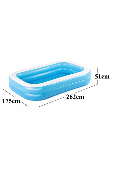 BESTWAY Piscina gonflabila de familie 262 x 175 x 51 cm 54006 + husa