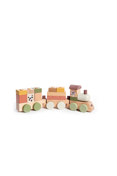 Tiny Love Cuburi de lemn - Tren - Boho Chic