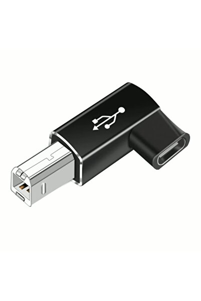Choice1 Black USB B Male to USB Type C Female Adapter for Scanner Printer Con...