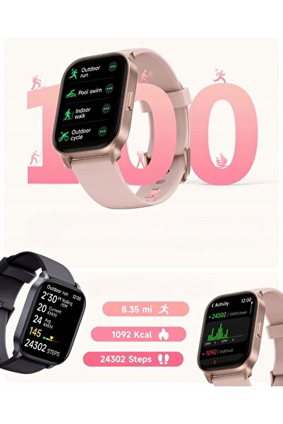 NO BRAND Smartwatch Toobur pentru Femei, Apeluri Alexa, Monitorizare Somn, Sp...