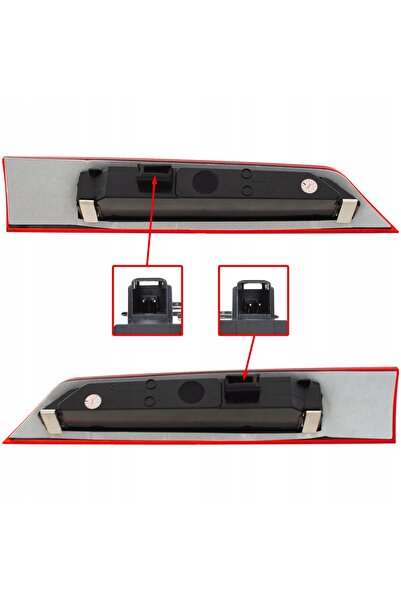 NO BRAND Lampă stop LED Stânga+Dreapta pentru Ford Transit Custom 2013+ 2 uși