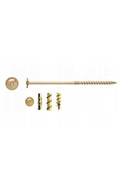 NO BRAND Șurubelnițe pentru lemn 8X240 Torx cu cap plat, izolate, 50 bucăți